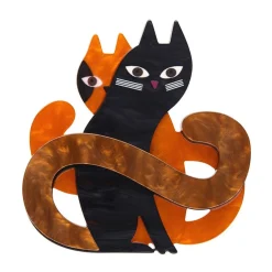 Erstwilder Hide And Seek Cats Brooch^ Brooches
