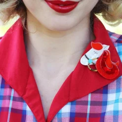 Erstwilder His Girl Friday Brooch^ Brooches