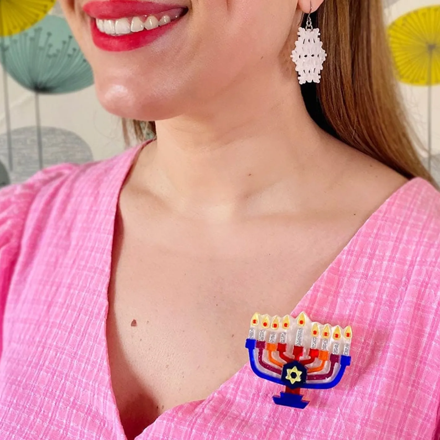 Erstwilder Holiday Lamp Brooch^ Brooches
