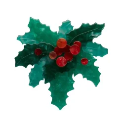Erstwilder Holly Jolly Brooch^ Brooches
