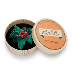 Erstwilder Holly Jolly Brooch^ Brooches