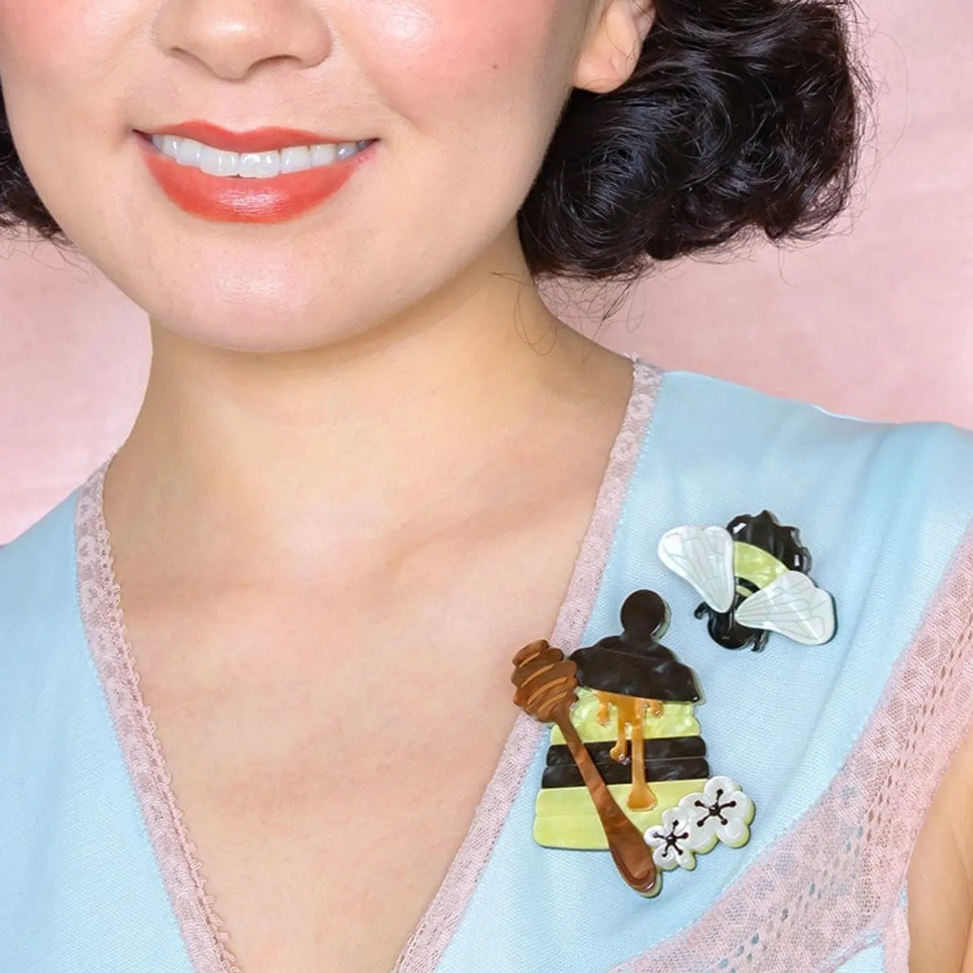 Erstwilder Honeydew And Nectar Brooch Set^ Brooches
