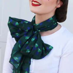 Erstwilder Hyacinth Hummingbird Large Neck Scarf^ Scarves