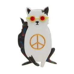 Erstwilder Instant Karma Cat Brooch^ Brooches