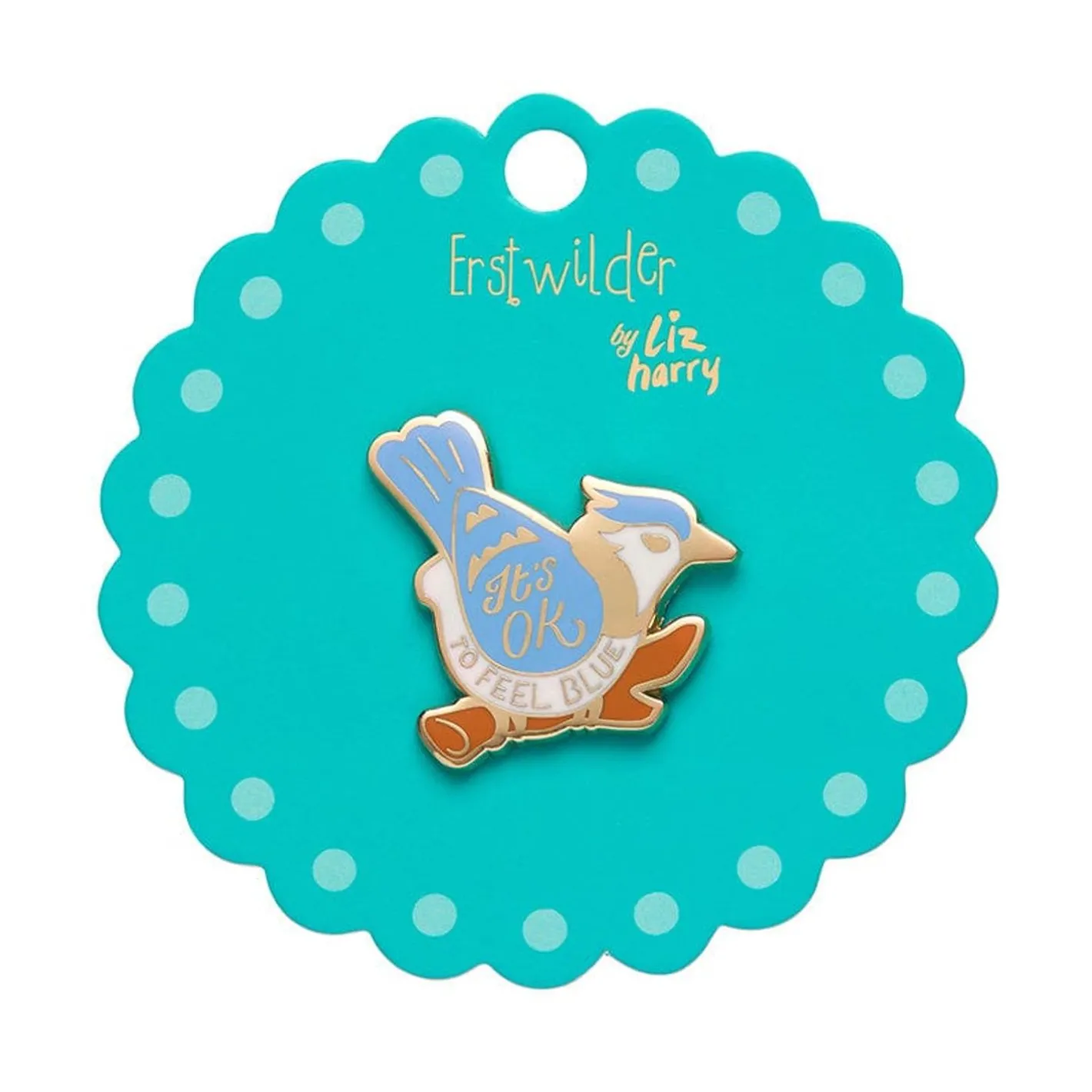 Erstwilder It'S Ok To Feel Blue Enamel Pin^ Enamel Pins