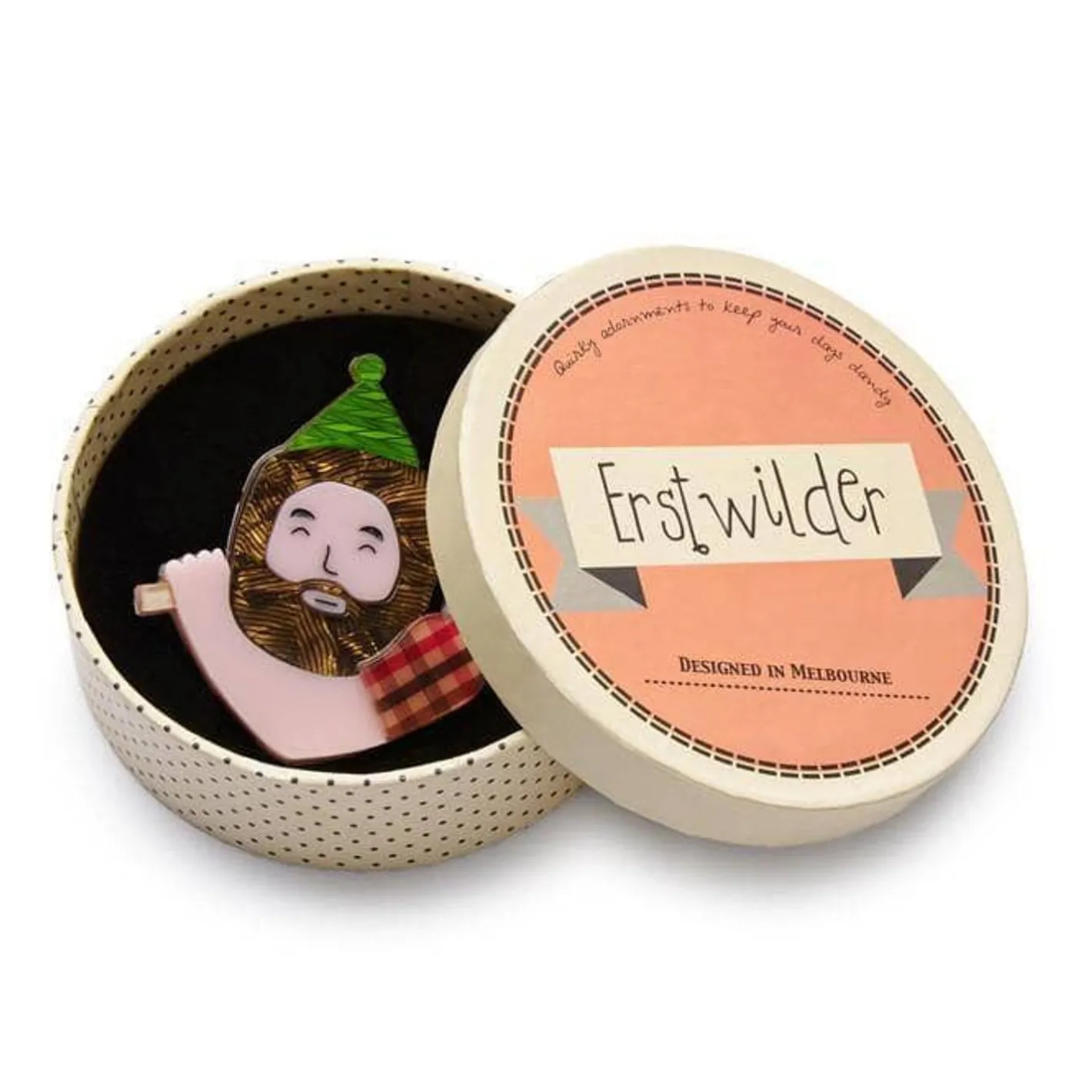 Erstwilder Jack Lumber Brooch^ Brooches