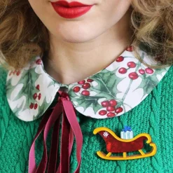 Erstwilder Jingle Bells Brooch^ Brooches