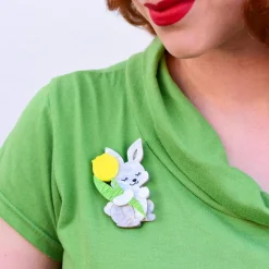 Erstwilder Junior & His Tulip Brooch^ Brooches