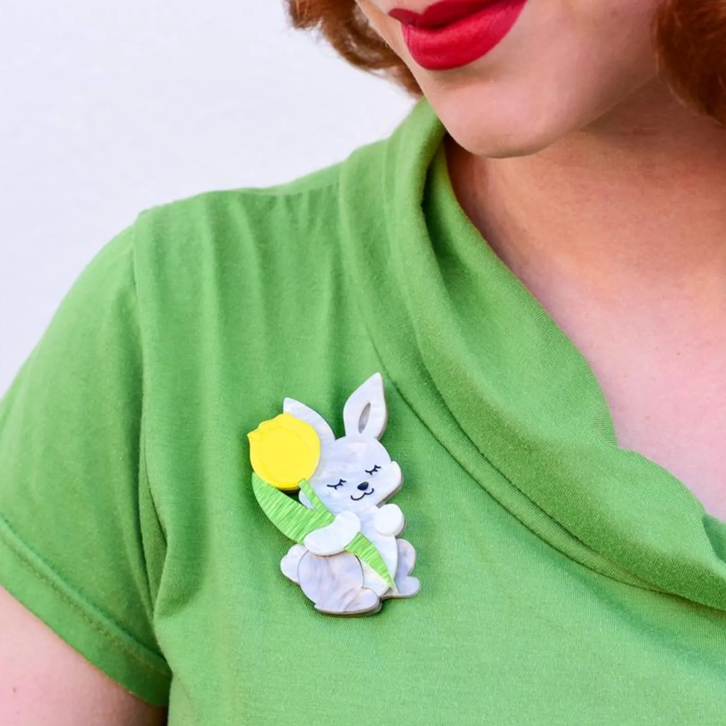 Erstwilder Junior & His Tulip Brooch^ Brooches
