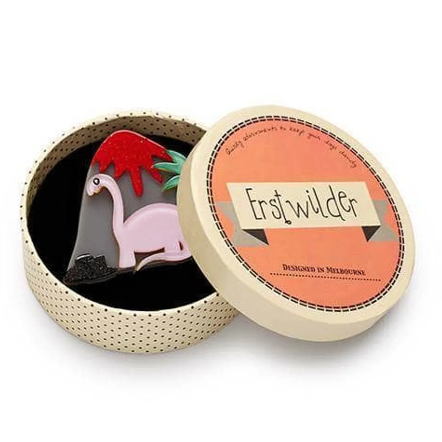 Erstwilder Jurassic Thunder Dinosaur Brooch^ Brooches