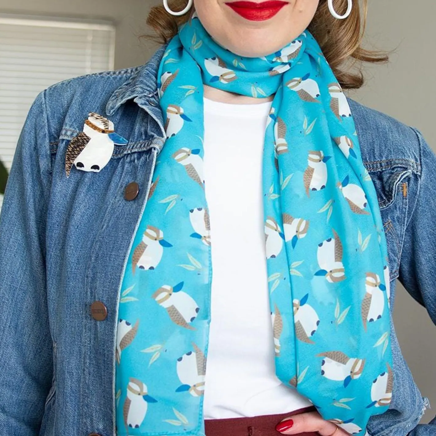 Erstwilder Kallista The Kookaburra Neck Scarf^ Scarves