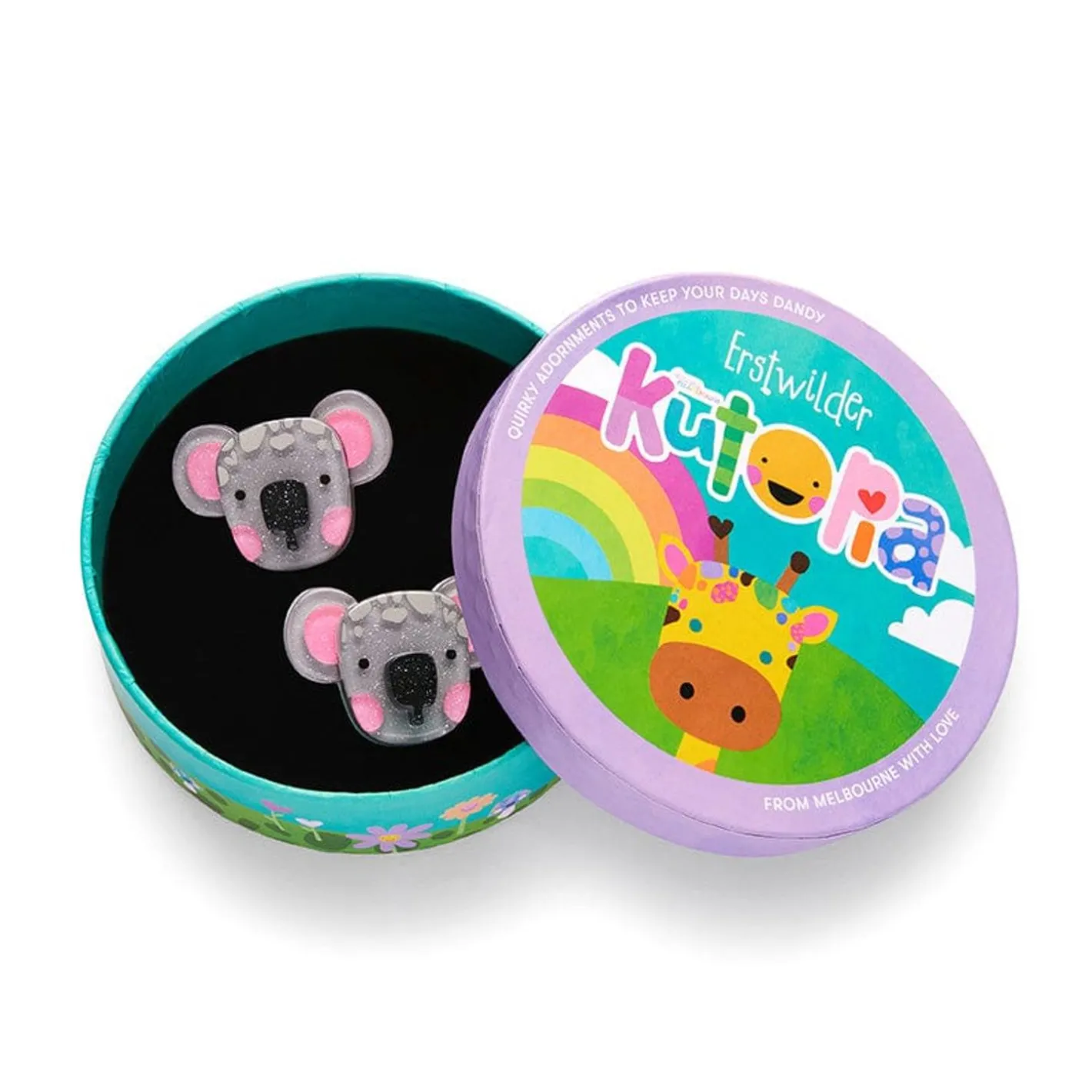 Erstwilder Keith The Koala Hair Clips Set - 2 Piece^ Hair Clips & Claws