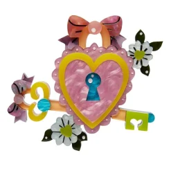 Erstwilder Key To Your Heart Brooch^ Brooches