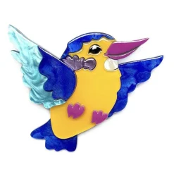 Erstwilder Khary Of The Kalahary Kingfisher Brooch^ Brooches