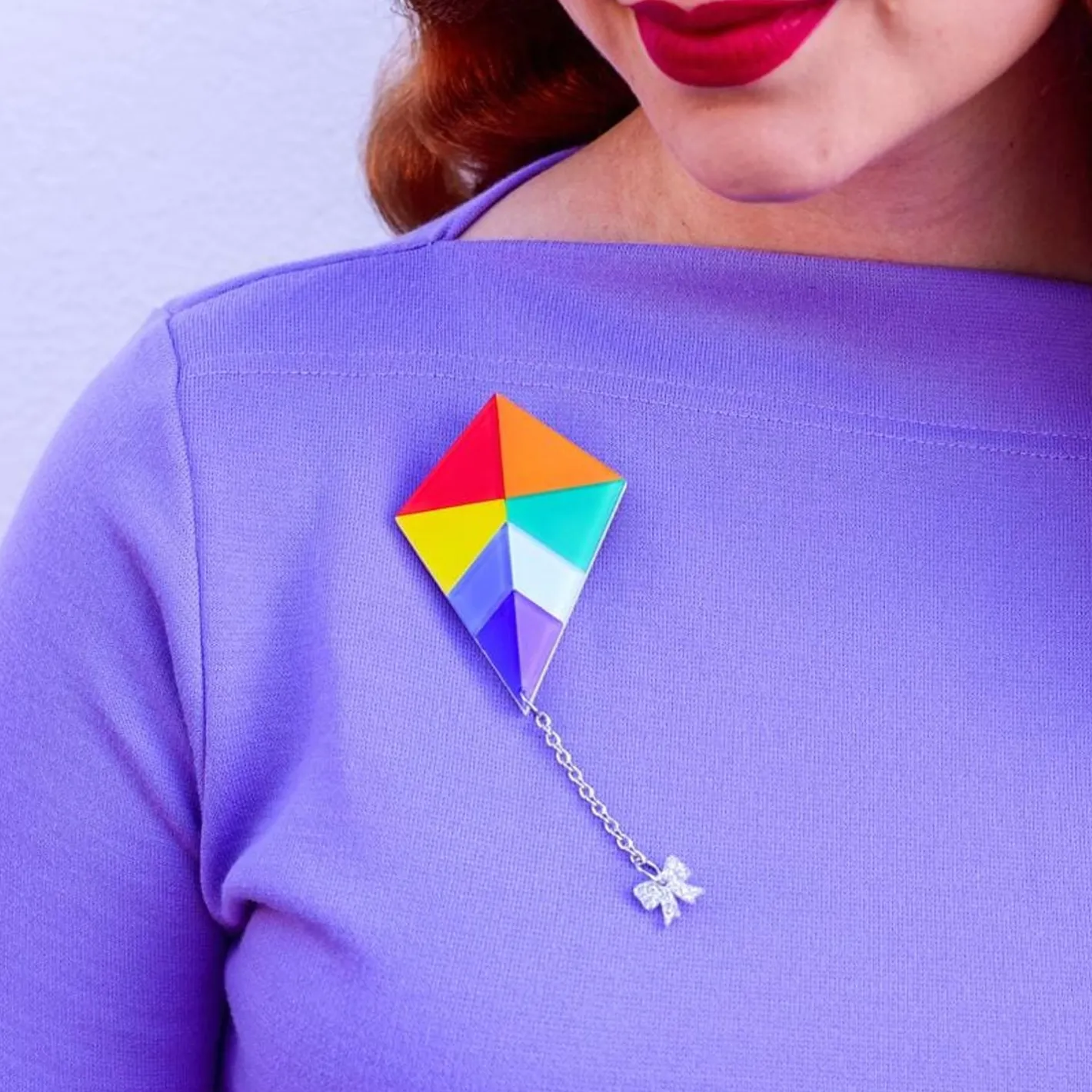 Erstwilder Kite Flight Brooch^ Brooches