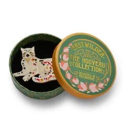 Erstwilder Klimt The Cat Brooch^ Brooches