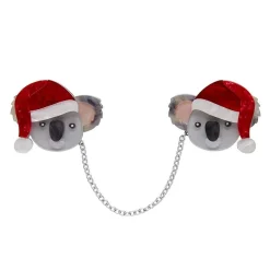 Erstwilder Koala Claus Double Brooch^ Brooches