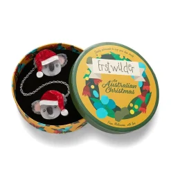 Erstwilder Koala Claus Double Brooch^ Brooches