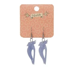 Erstwilder Kookaburra Ripple Resin Drop Earrings - Blue^ Essential Earrings