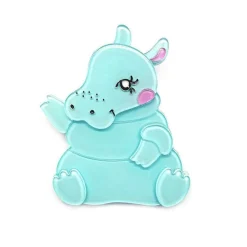 Erstwilder Kubu The Cutie Hippo Brooch^ Brooches