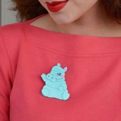 Erstwilder Kubu The Cutie Hippo Brooch^ Brooches