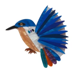 Erstwilder Kyrie Kingfisher Brooch^ Brooches