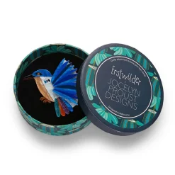 Erstwilder Kyrie Kingfisher Brooch^ Brooches