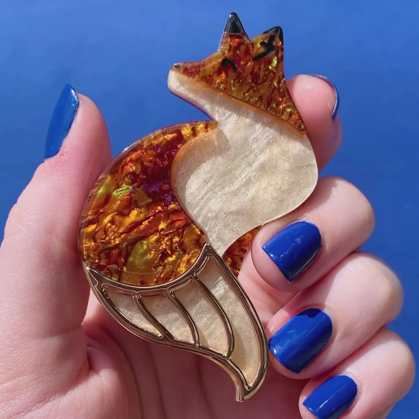 Erstwilder La Formidable Fauve Brooch^ Brooches