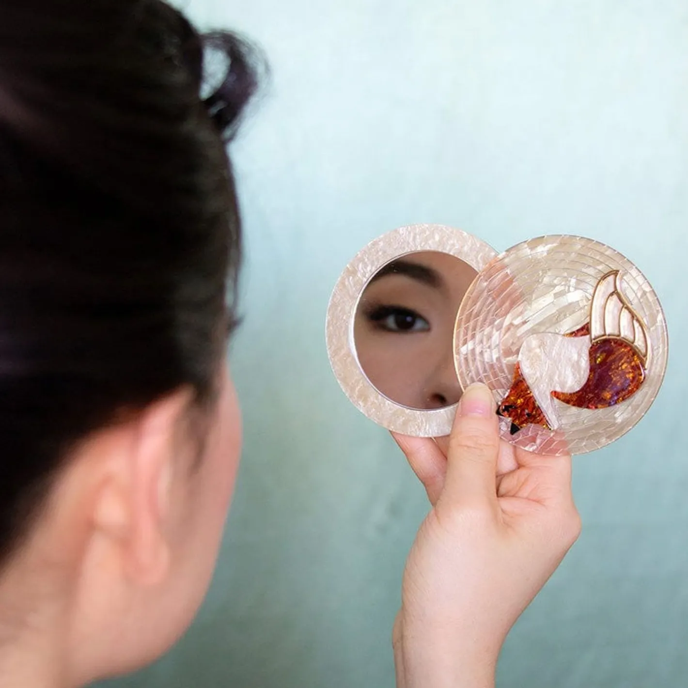 Erstwilder La Formidable Fauve Mirror Compact^ Mirror Compacts