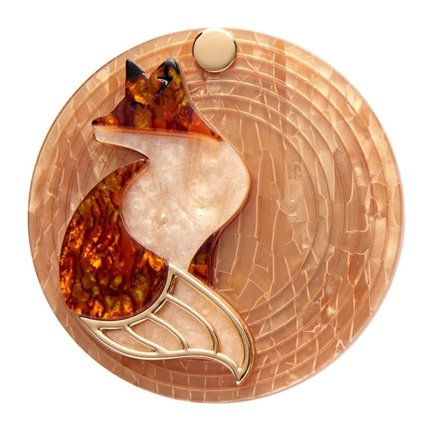 Erstwilder La Formidable Fauve Mirror Compact^ Mirror Compacts