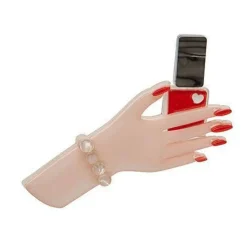 Erstwilder Lacquer De Rouge Brooch^ Brooches