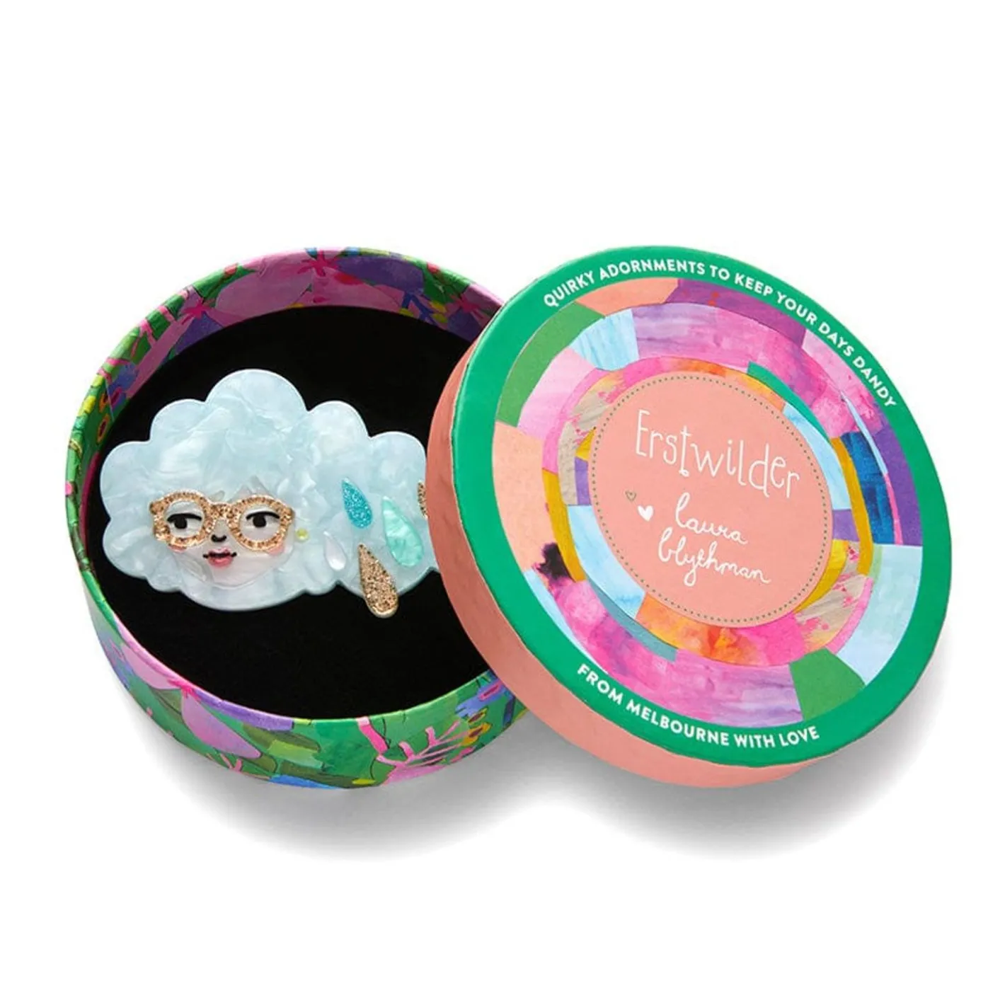 Erstwilder Lainey The Rainy Brooch^ Brooches