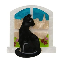 Erstwilder Le Chat Le Reveur Brooch^ Brooches