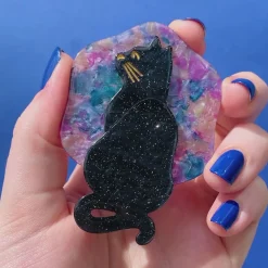 Erstwilder Le Chat Miaule Brooch^ Brooches