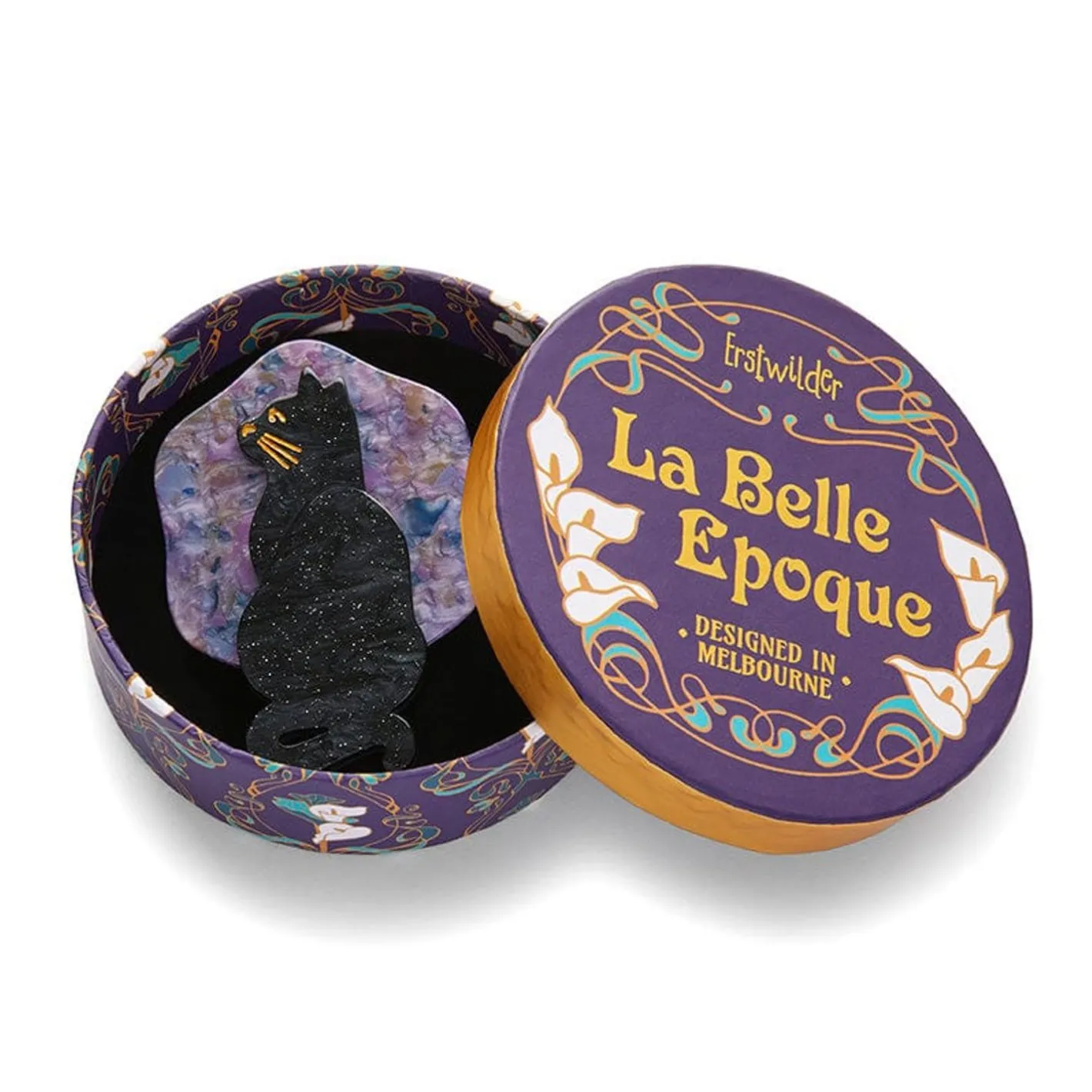 Erstwilder Le Chat Miaule Brooch^ Brooches