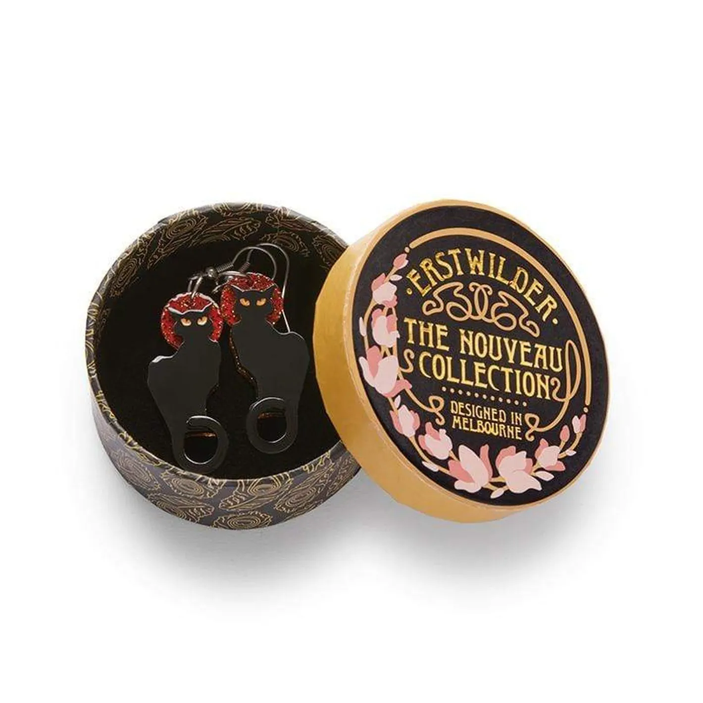 Erstwilder Le Chat Noir Earrings^ Earrings