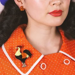 Erstwilder Le Coq Gaulois Brooch^ Brooches