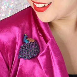 Erstwilder Le Peacock Royal Brooch^ Brooches