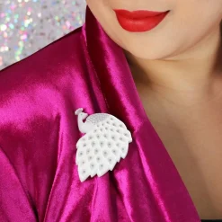 Erstwilder Le Peacock Royal Brooch^ Brooches