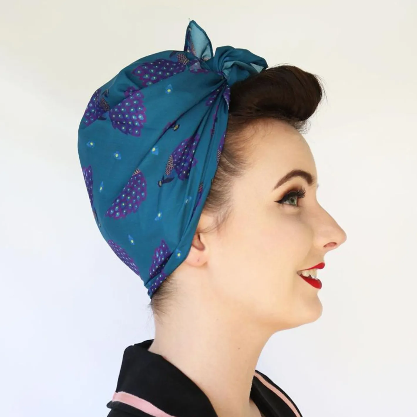 Erstwilder Le Peacock Royal Head Scarf^ Scarves
