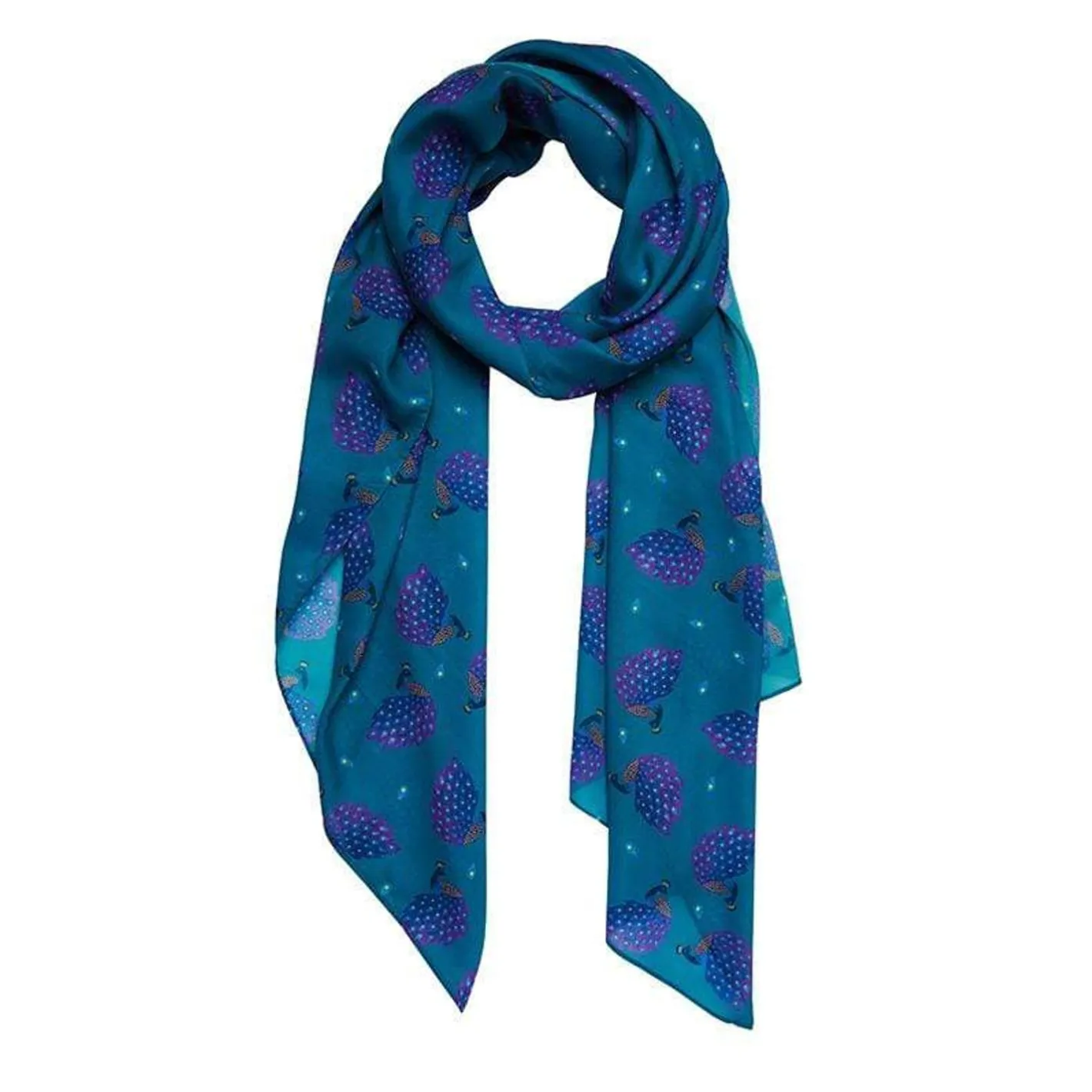Erstwilder Le Peacock Royal Large Neck Scarf^ Scarves