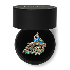 Erstwilder Le Peacock Royal Stone Set Crystal Brooch^ Brooches