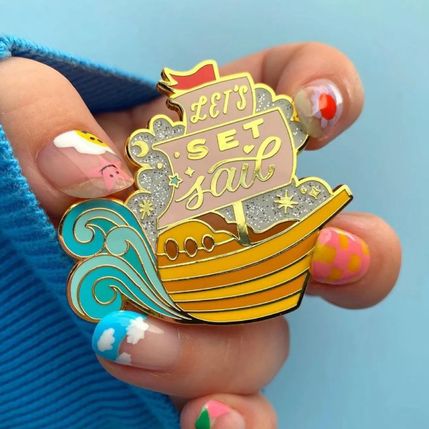 Erstwilder Let'S Set Sail Enamel Pin^ Enamel Pins