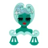 Erstwilder Libra The Learned Brooch^ Brooches