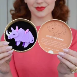 Erstwilder Life By The Horns Rhino Brooch^ Brooches