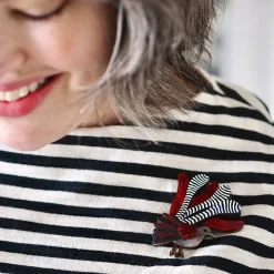 Erstwilder Lilly Lyre Bird Brooch^ Brooches