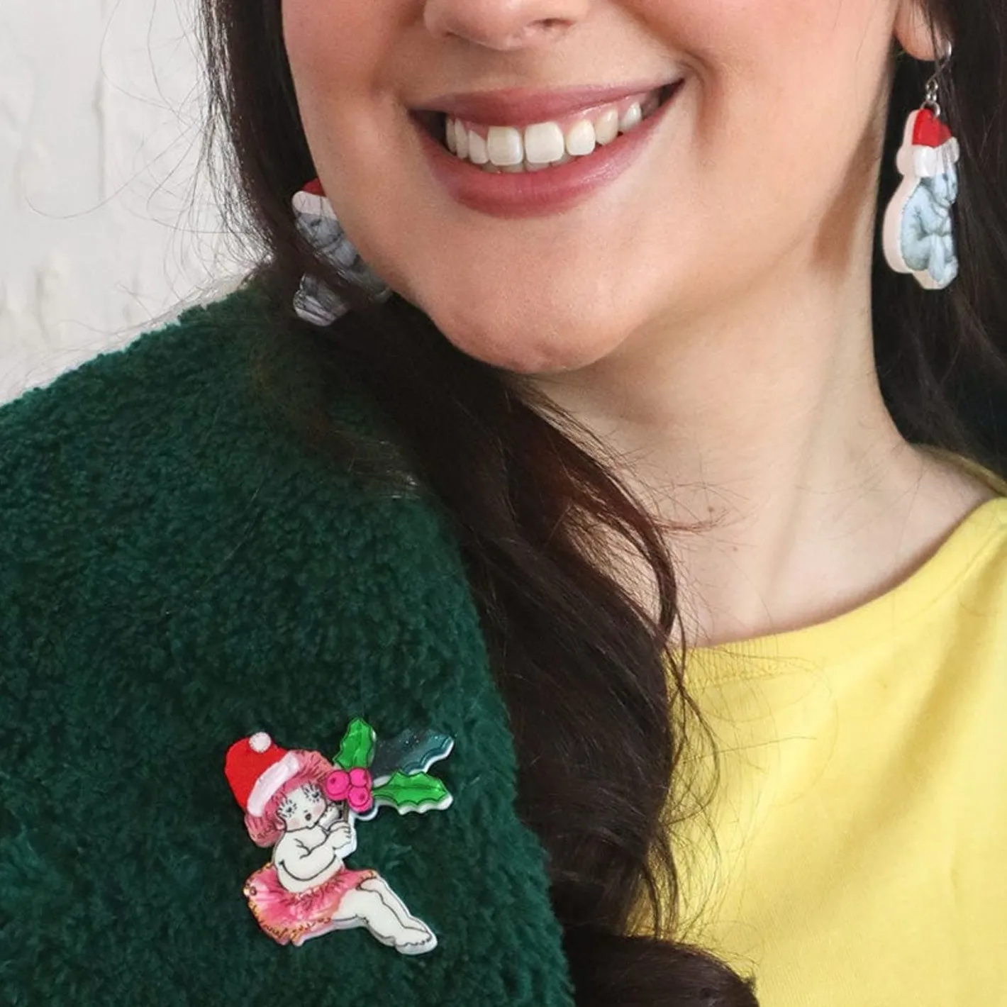 Erstwilder Little Ragged Christmas Blossom Brooch^ Brooches