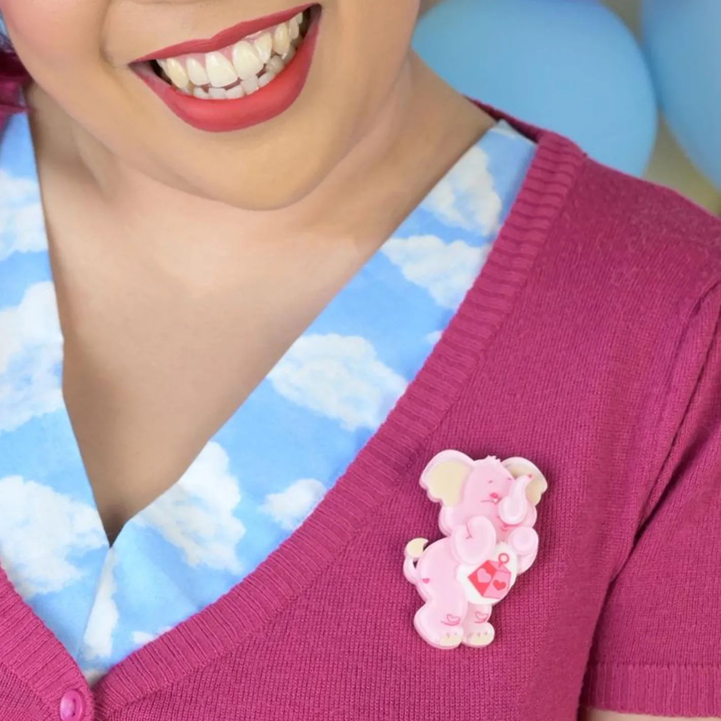 Erstwilder Lotsa Heart Elephant Brooch^ Brooches