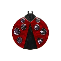 Erstwilder Lou Lou Ladybug Mini Brooch^ Brooches