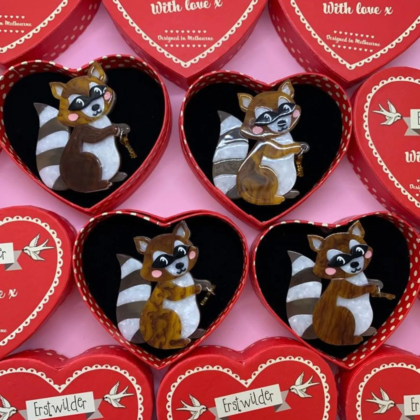 Erstwilder Love Bandit Brooch^ Brooches